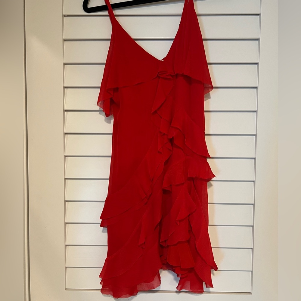 Alice & Olivia red dress